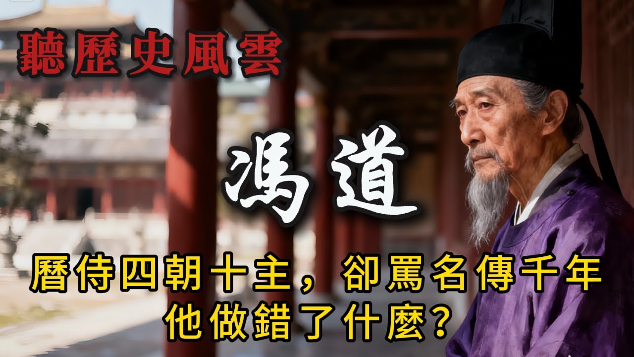 44分鐘聽完｜亂世不倒翁馮道：在刀尖上侍奉十位皇帝，他究竟是忠臣還是投機者？｜睡前故事