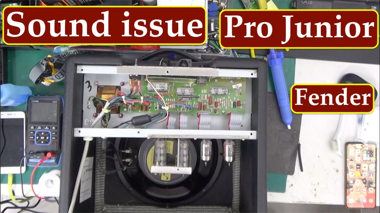 How to fix humming sound on Pro junior Fender tube amplifier