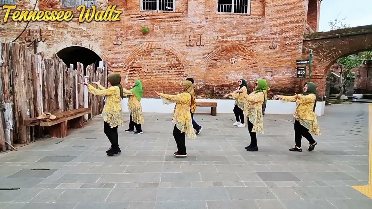 Tennessee Waltz || Line Dance || Demo : Happy Wednesday Ld