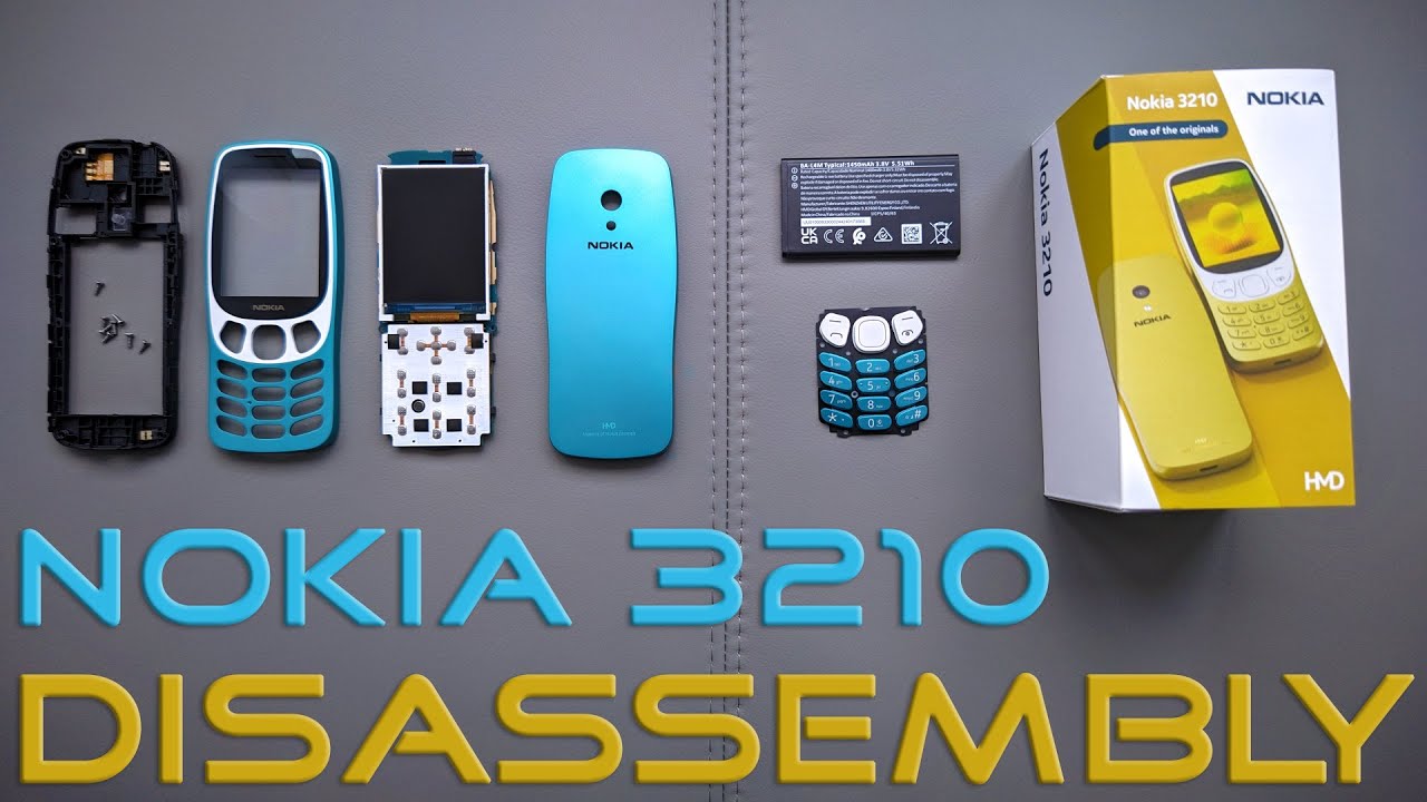 Разборка Nokia 3210 4G (2024)
