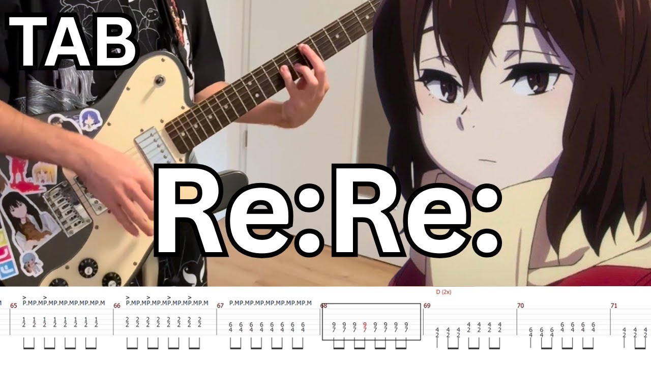 [TABS] Re:Re: - ASIAN KUNG-FU GENERATION (Rhythm Guitar Cover)
