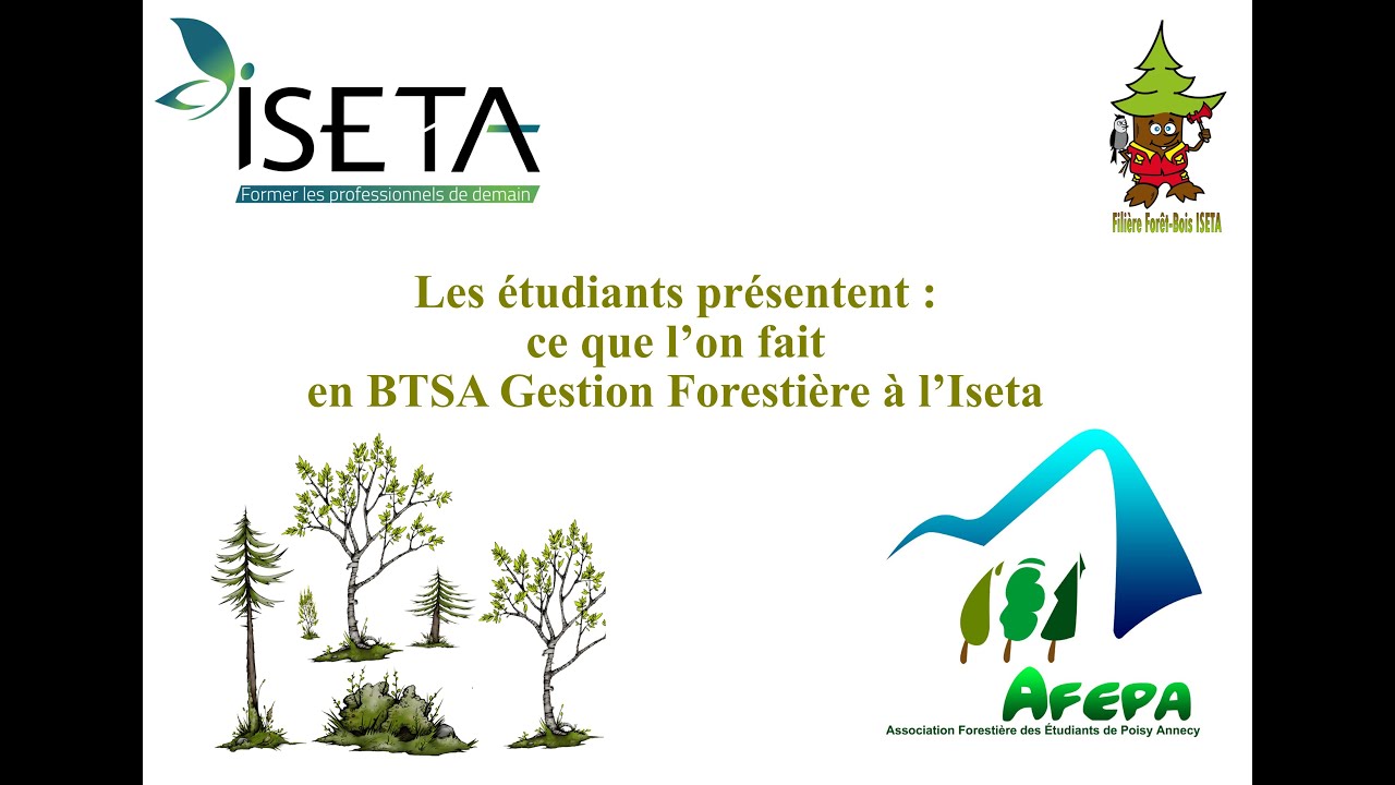 Ce que l'on fait en BTSA GF