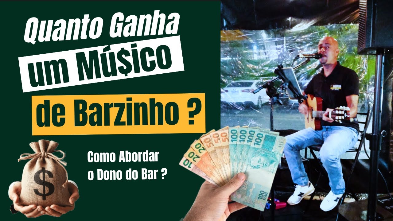 QUANTO GANHA UM MÚSICO DE BARZINHO?