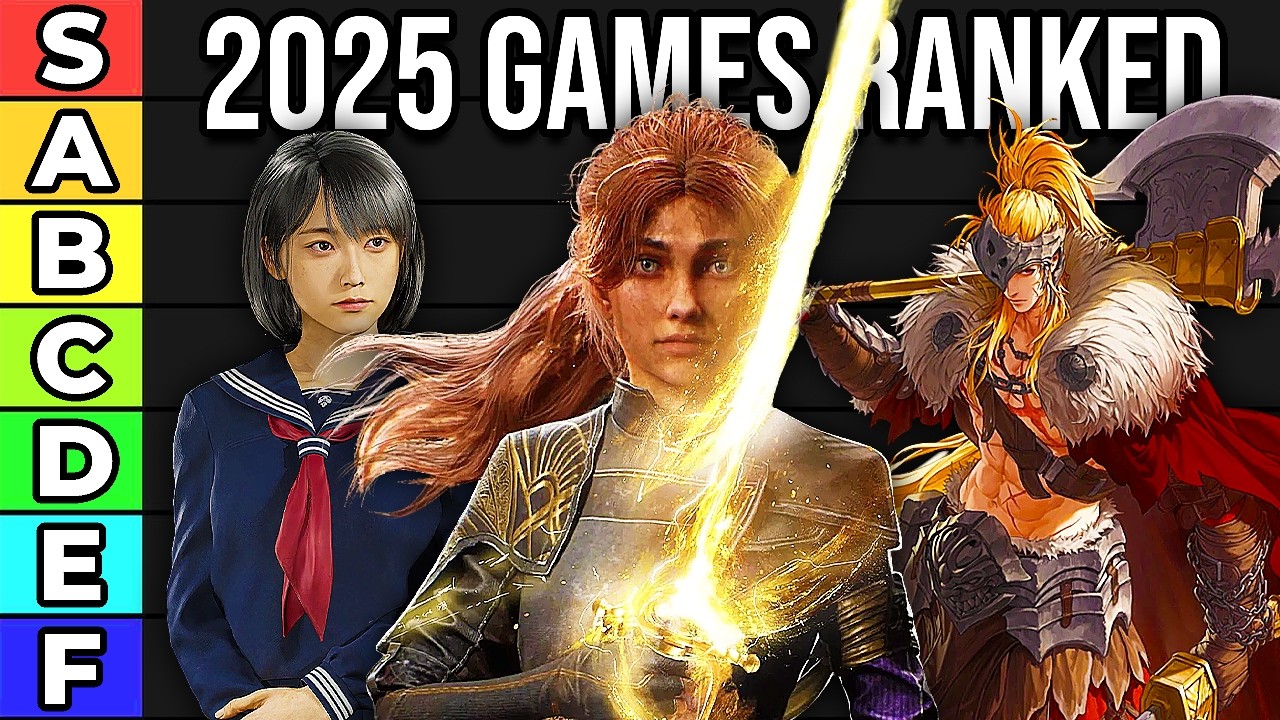 Ranking EVERY Game I Played in 2025 From WORST to BEST...