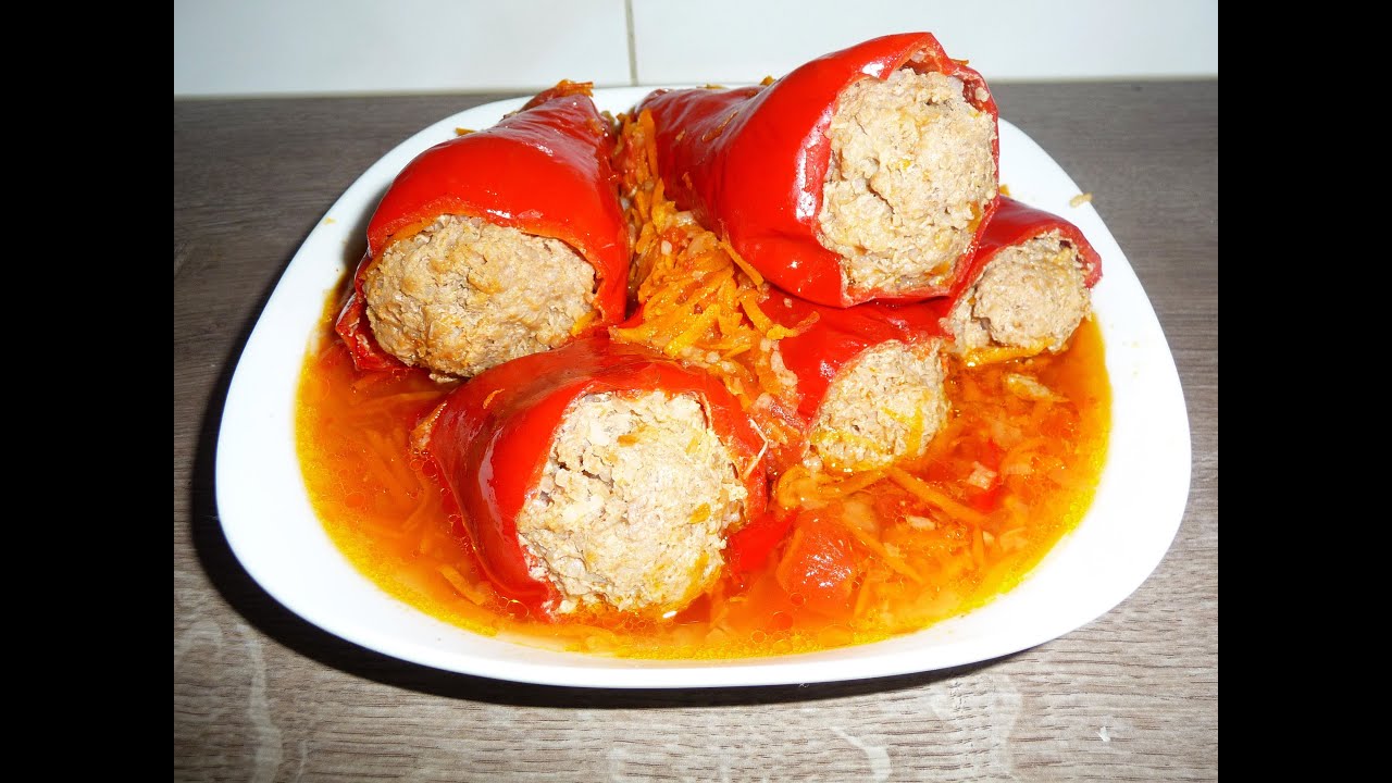 Готовим очень вкусный фаршированный перец