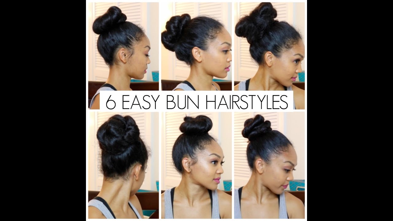Hair Bun Tutorial | 6 Easy Ways to Style a Bun | Long Hair