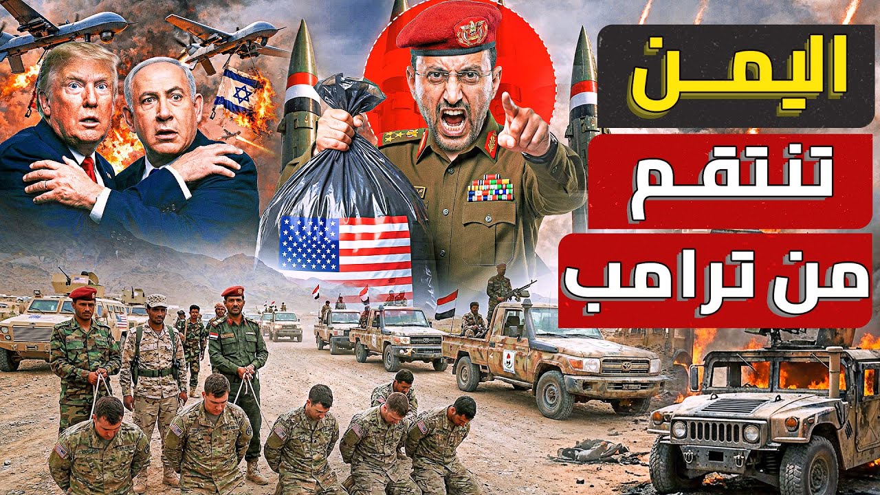 عاجل⛔القوات اليمنية توقع بقوة كوماندوز امريكية اسـ ـرائيـ ـلية في كميـ ـن محكم وترامب يجن جنونه❗❗