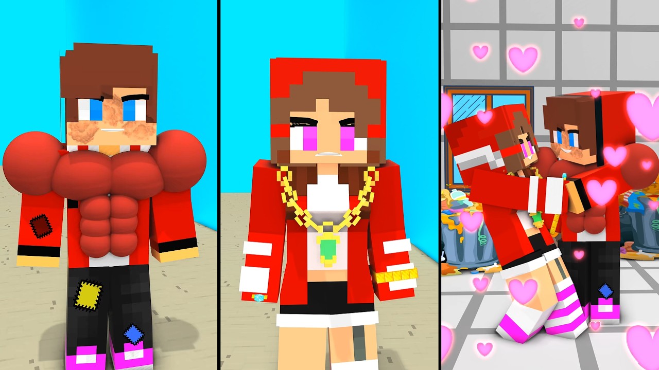 Minecraft - JJ and JJ Sister vs Jinu & Rumi_Who do you choose¿Rich or Poor | Tiny Craft