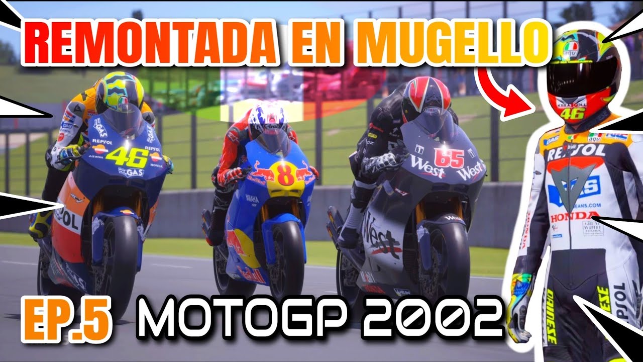 RIDE 5 REMONTADA BRUTAL en MUGELLO - MOTOGP 2002 #5