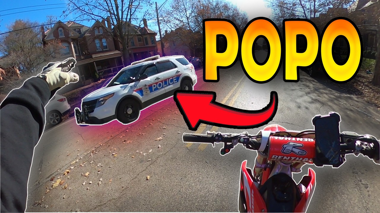 Trying To Stay One Step Ahead Of Columbus Police On My 450r Supermoto