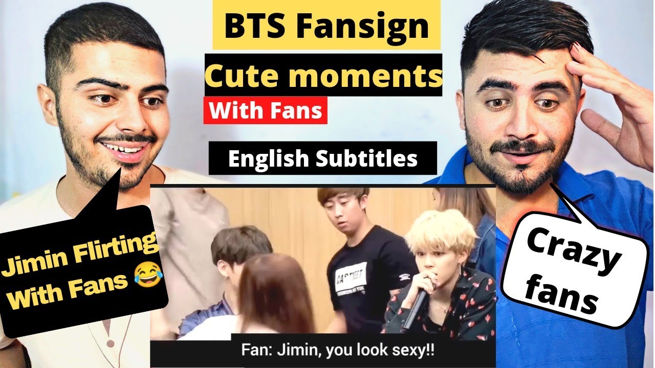 BTS Fansign BTS meet  fans ( BTS  cute Moments with Fans ) Pakistani Reaction