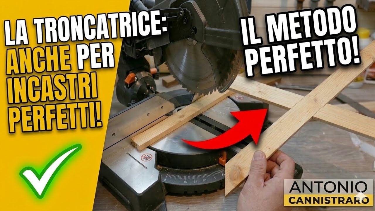 Come fare incastri con la troncatrice