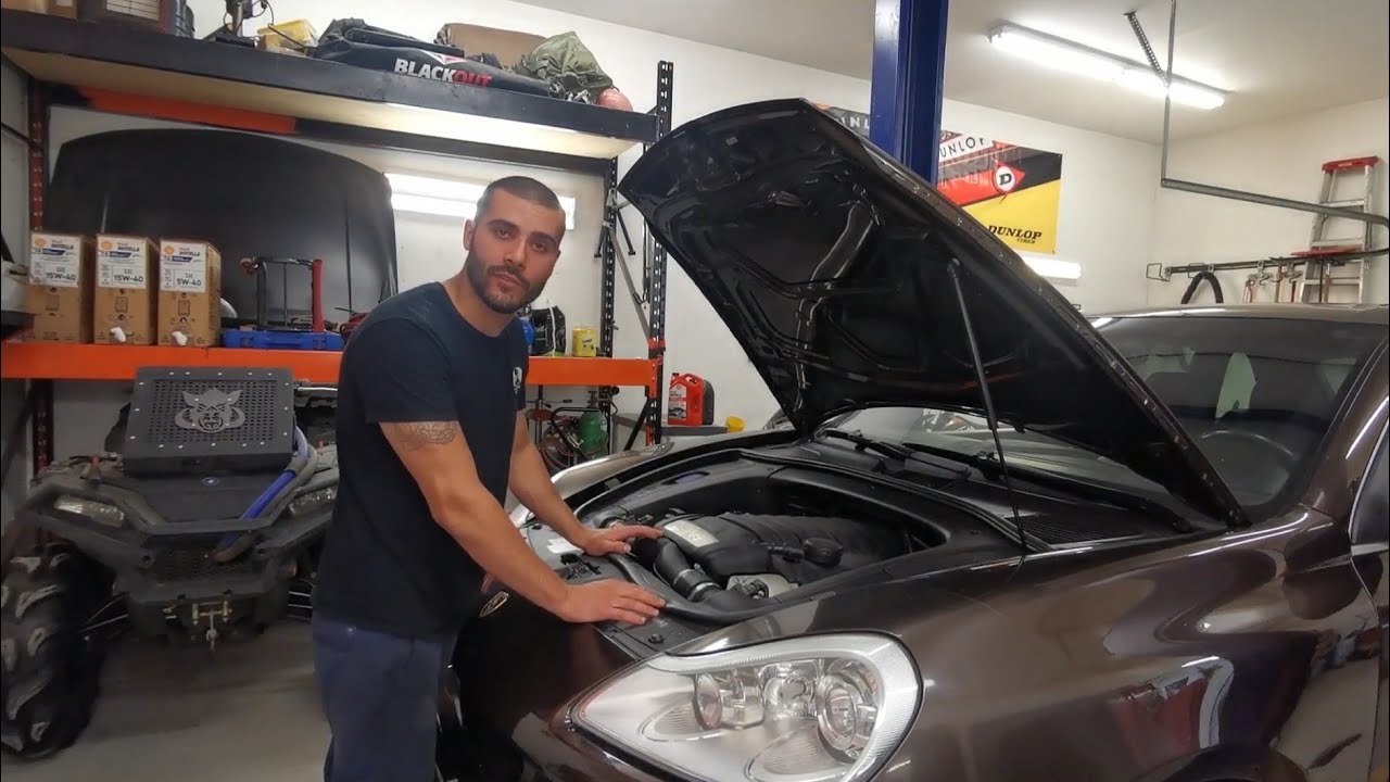 PORSCHE CAYENNE THERMOSTAT INSTALL