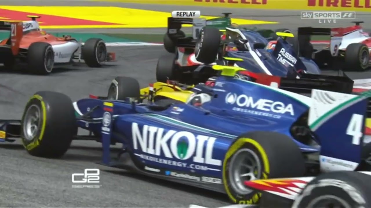 GP2 Crashes & Spins 2014 Compilation