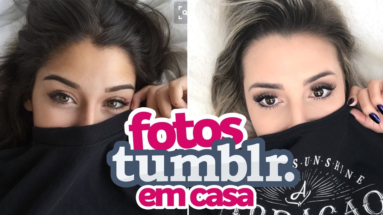 IMITANDO FOTOS TUMBLR SOZINHA EM CASA + COMO EDITAR AS FOTOS | #JanaTodoDia22