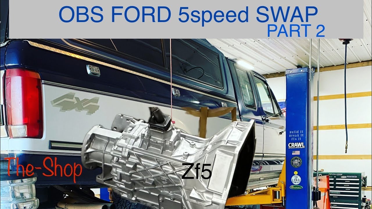 E4OD TO ZF5 transmission swap Part2