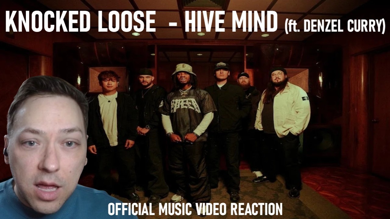 Я замер... | Knocked Loose - Hive Mind (ft. Denzel Curry) | Реакция на официальный музыкальный клип!