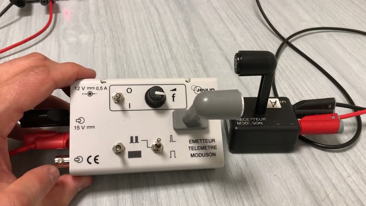 TP matériel : présentation du dispositif émetteur/récepteur ultra-sons