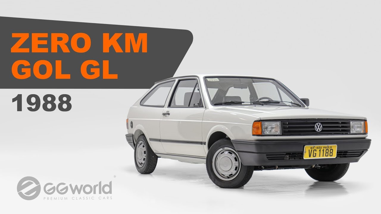 GOL CL 1.6AP Ano:1988- &Aacute;lcool - 0KM- SEM USO🏆