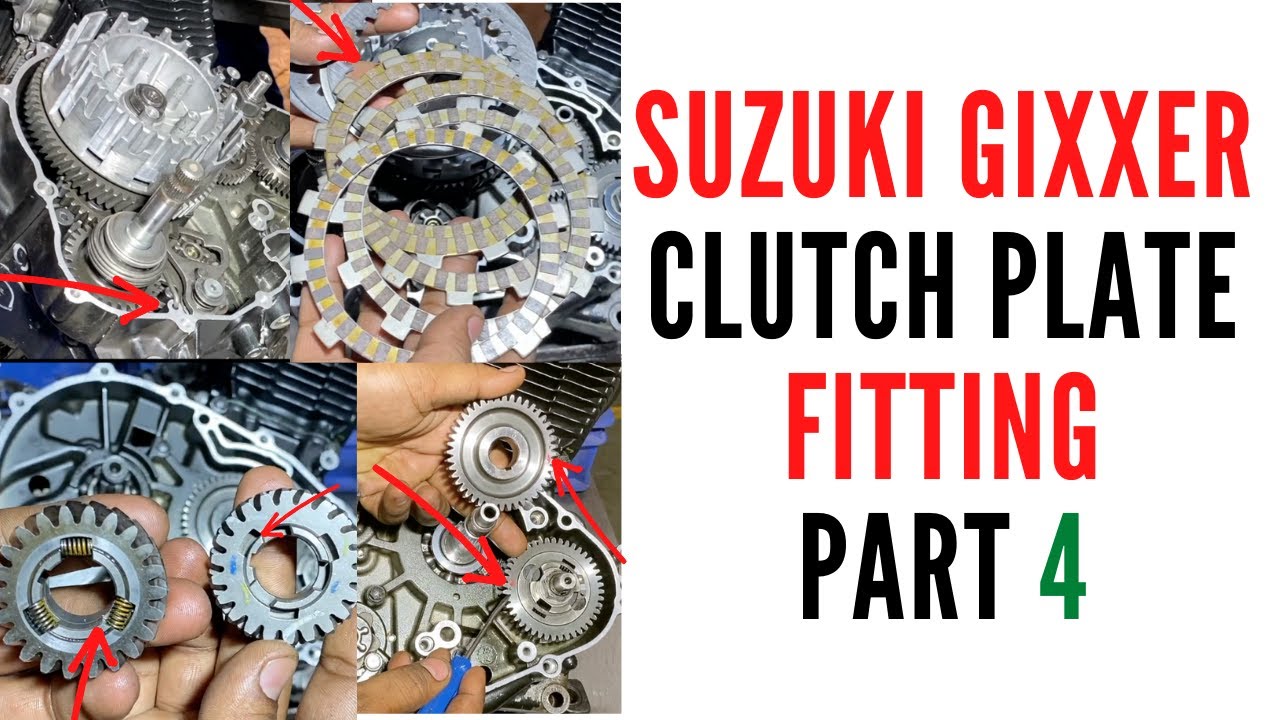 how to clutch plate fitting suzuki gixxer in hindi
