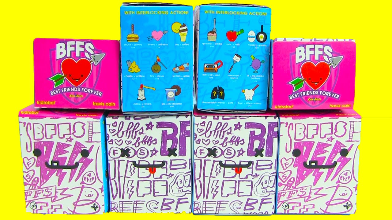 8 BFFs Blind Box Unboxing Travis Cain Mystery Boxes