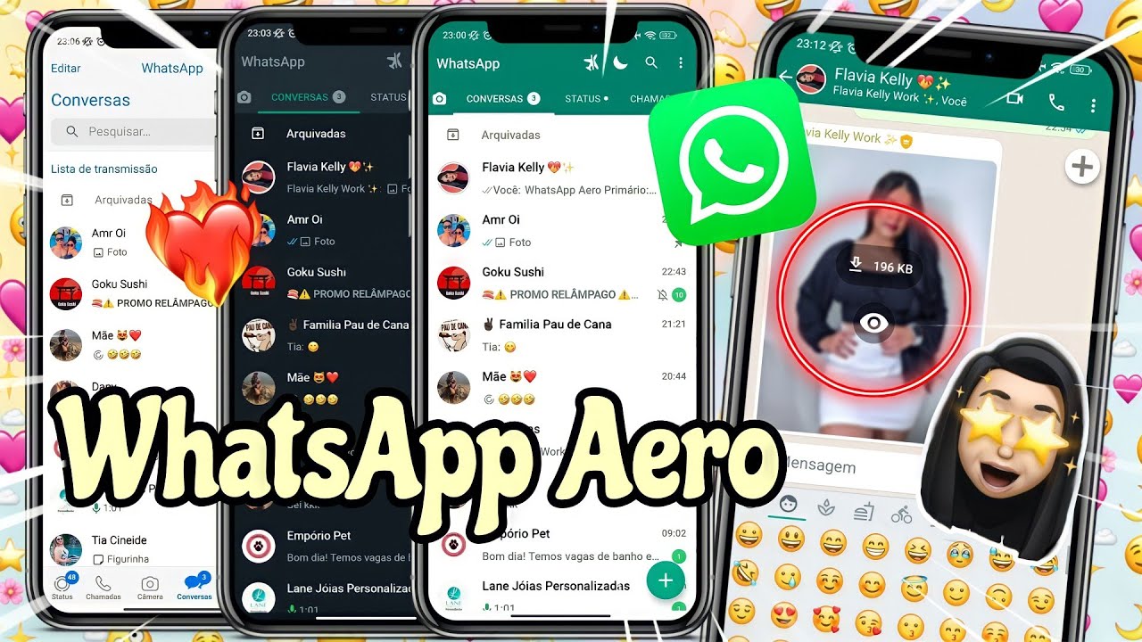 SAIU ❤️&zwj;🔥 WHATSAPP AERO V9.45 ATUALIZADO 2022 ~ COM MUITAS FUN&Ccedil;&Otilde;ES + NOVIDADES + TEMAS ~ antiban 🥳