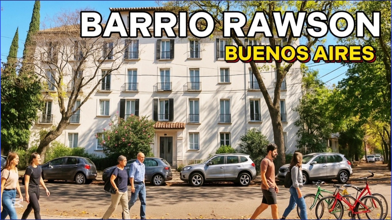 【4K】BARRIO RAWSON - El Barrio Escondido en AGRONOMIA, Buenos Aires | Autumn Walk