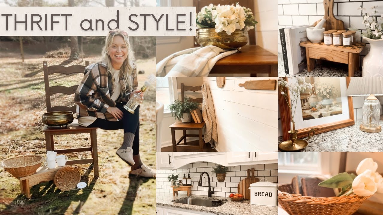 What I Bought + How I Styled It! One of my BEST thrifting hauls EVER! | Decorating on a budget!!