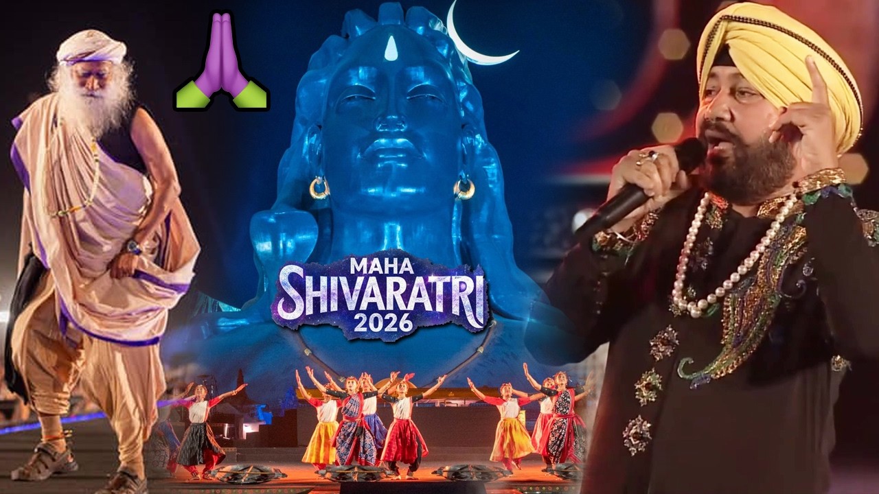 Maha Shivaratri 2026|Daler Mehndi Live Singing&Sadhguru Dance Celebration|Maha Shivaratri 2026 Songs