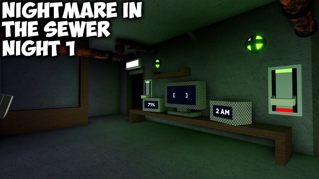 Nightmare in the Sewer - [Night 1] - Roblox #1