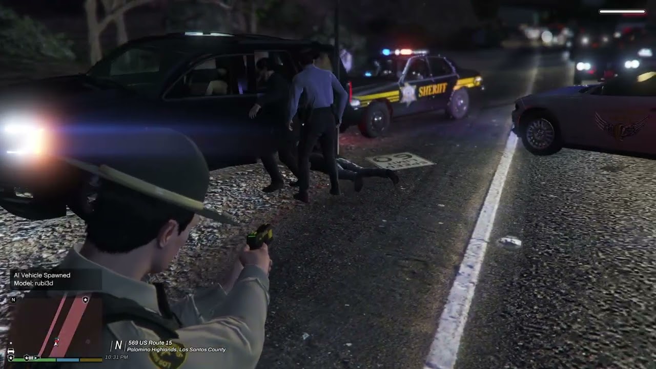 LSPDFR GTAV Throwback: Sheriff Crown Victoria Night Patrol