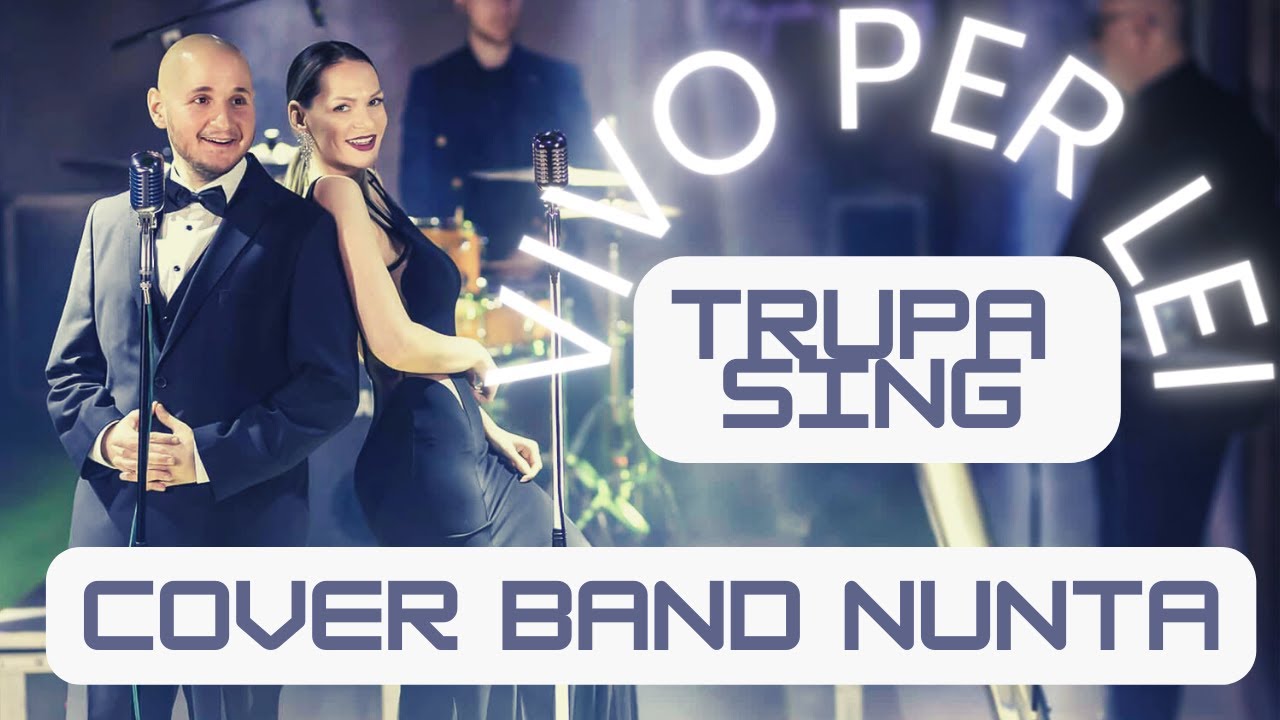 Pe bune, una dinte cele mai bune trupe❗❗❗ Trupa Sing - Vivo per lei (Cover Band Nunta Bucuresti)