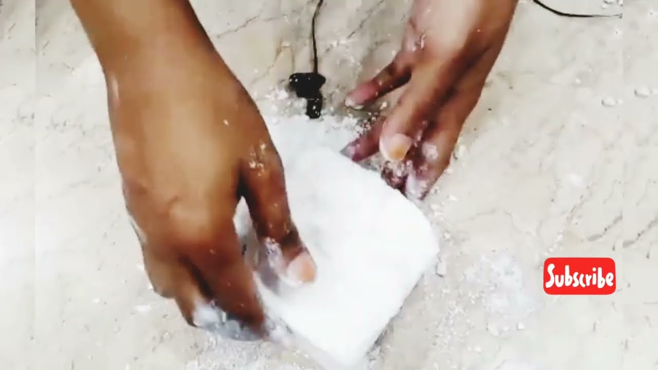 Block of fresh ADER Gym Chalk Crumbles | Anxiety & Stress Relief | ASMR Crunchy Relaxing Sounds