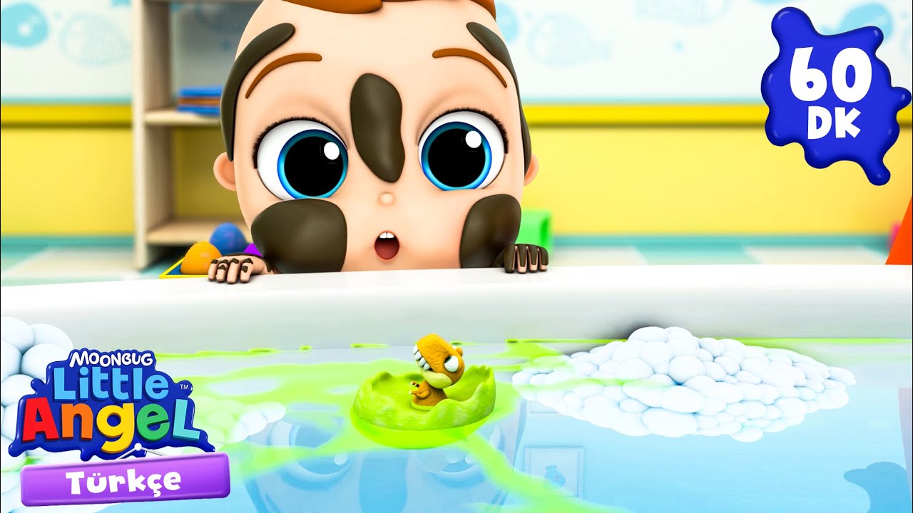 🛀🏼 Banyo Yapmak İstemem 🚿 Eğlenceli ve Öğretici Çocuk Şarkıları | Little Angel Türkçe
