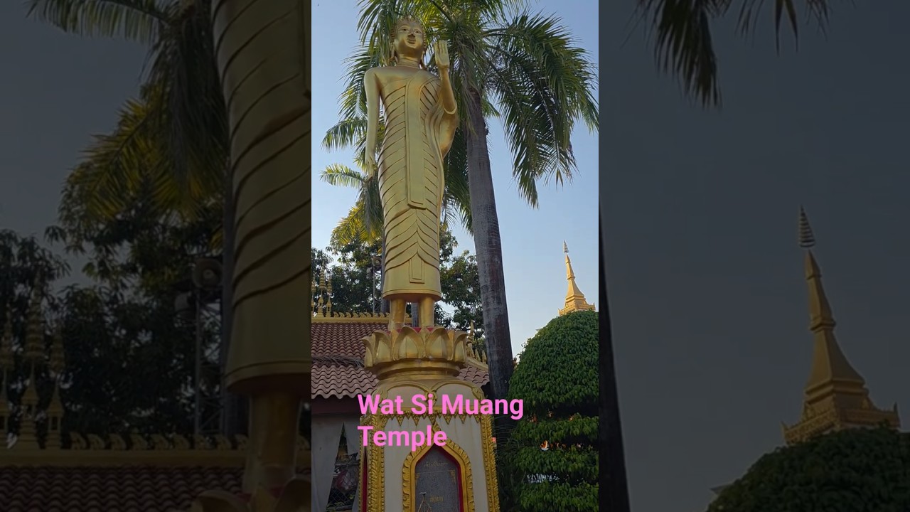 Wat Si Muang Templeວັດສີເມືອງ in Vientiane 