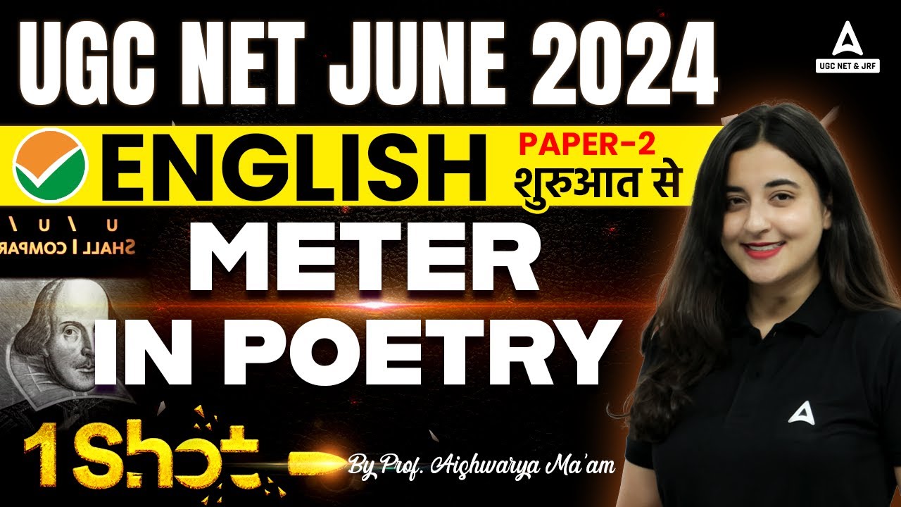 Meter In Poetry By Aishwarya Puri | UGC NET English Literature Classes 2024