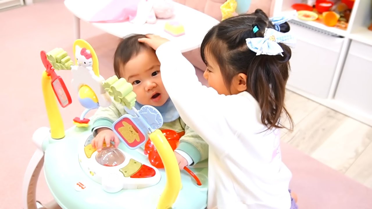【れおりる】りるちゃんとおままごと♪ 赤ちゃんのお世話