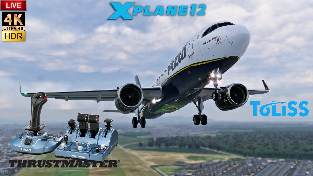 🔴 XP12 [4K HDR] - ToLiss A320 Neo: NAVEGANTES (SBNF) → CAMPINAS (SBKP)