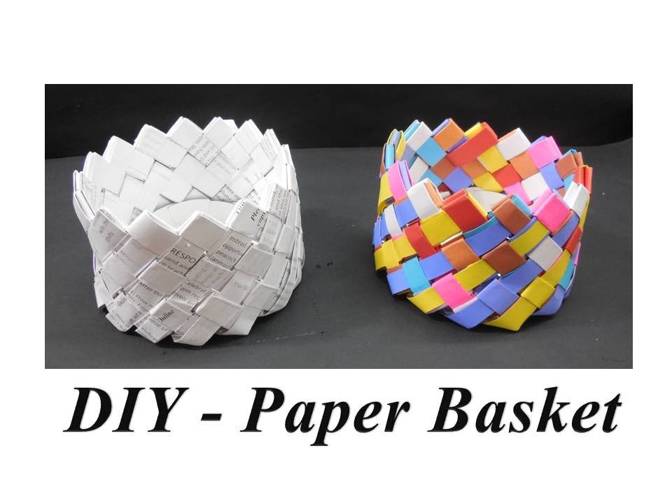 DIY - How to make Paper Basket