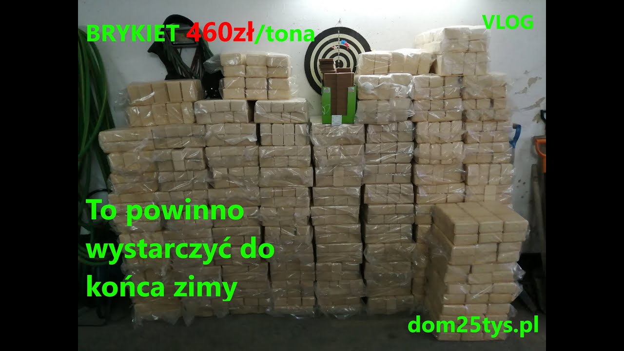 Brykiet drzewny za 460 zł | Tanie ogrzewanie domu | Dom bez pozwolenia | dom25tys | #pawełwaga
