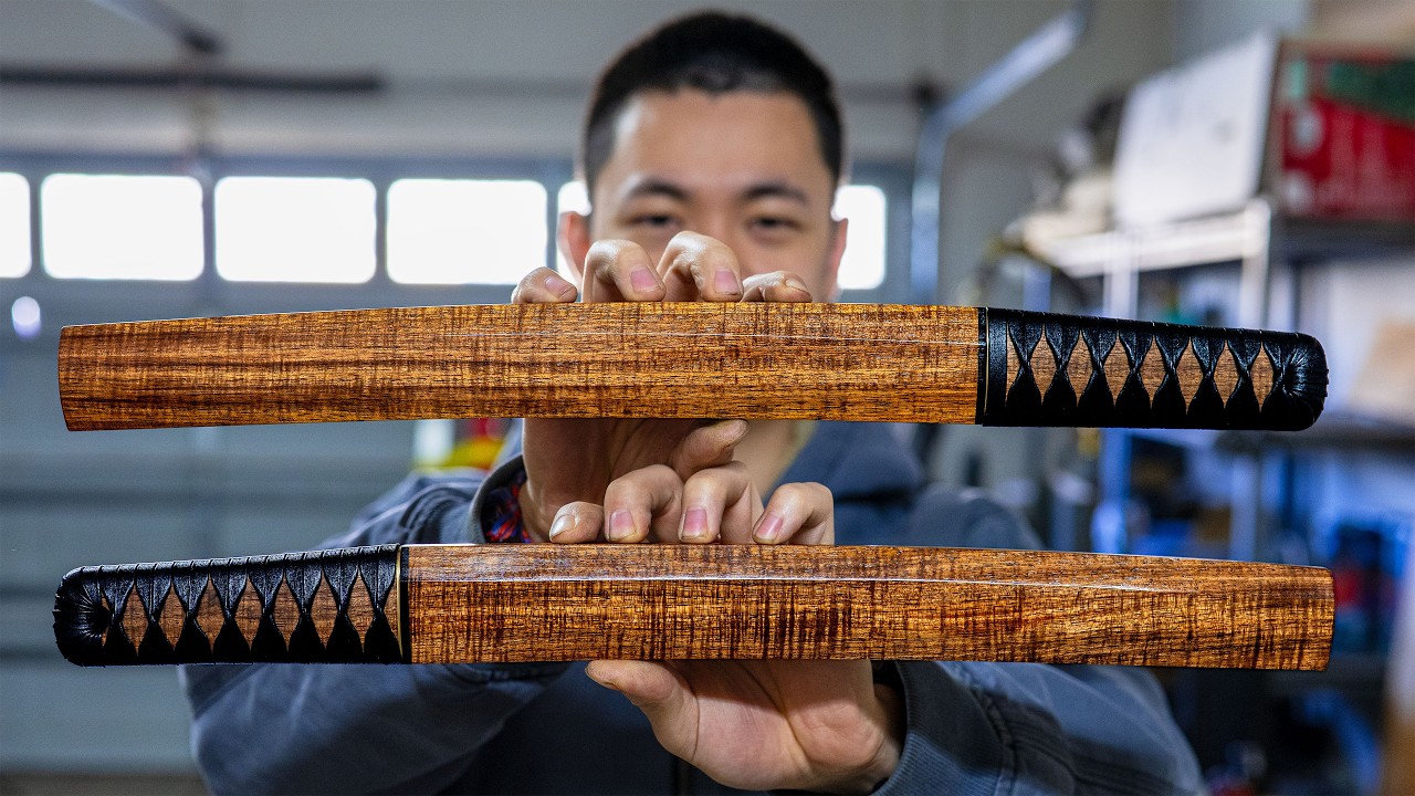 Making a $9,000 Pair of Damascus Tantos