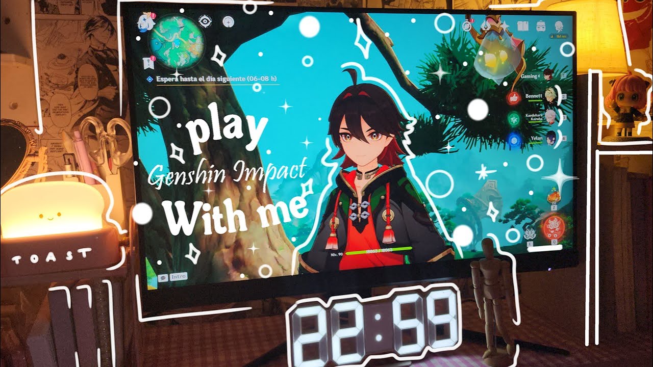 ✨play genshin impáct with me // 35 min of gameplay