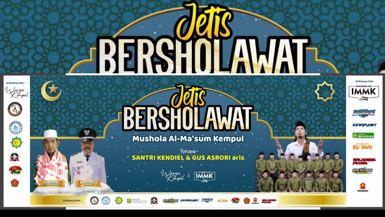 Jetis Bersholawat bersama Santri Kendiel  mushola Al Ma'sum Kempul Jetis Loano #santrikendiel
