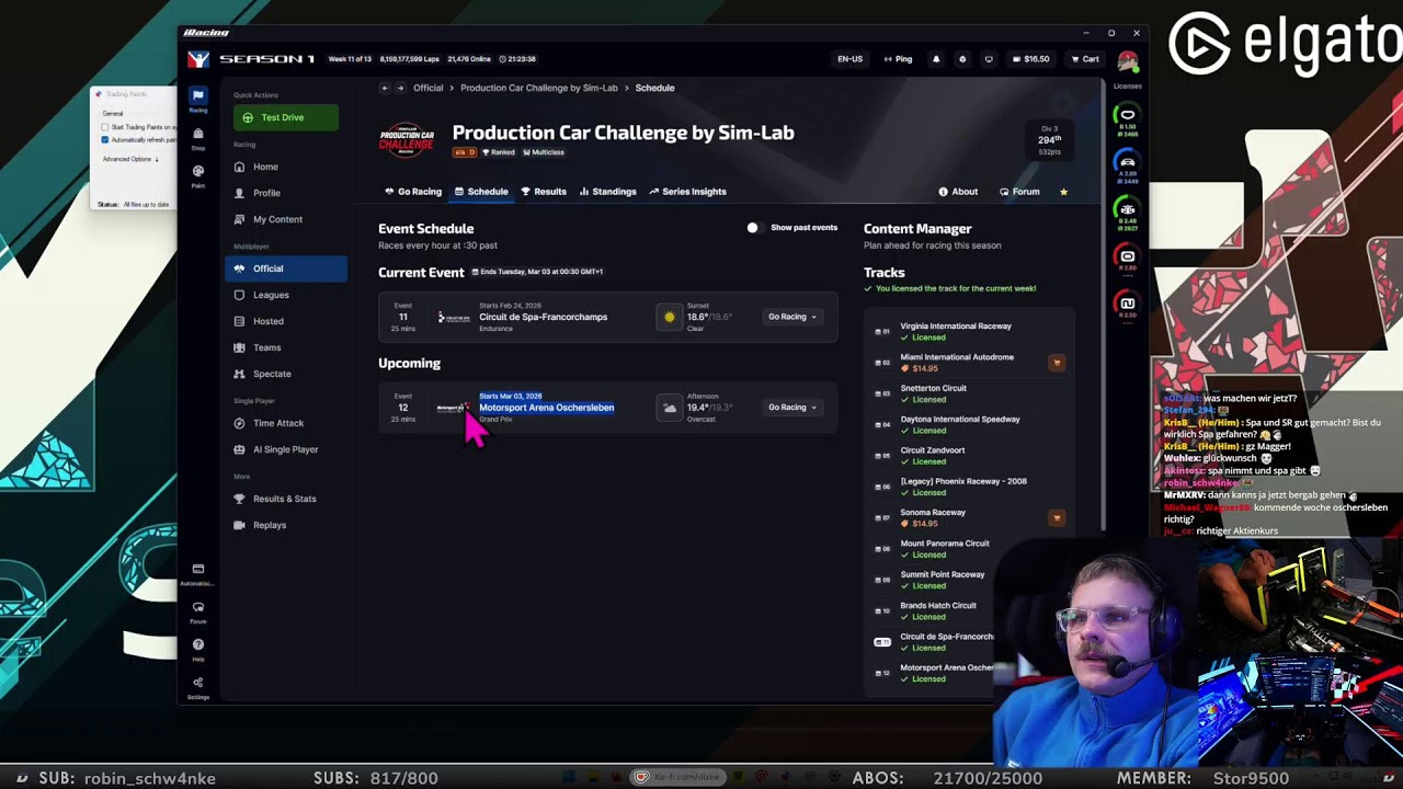 🔴Sonntags Spa Endurennen. Was kann schon schief gehen? - iRacing - diZee Livestream