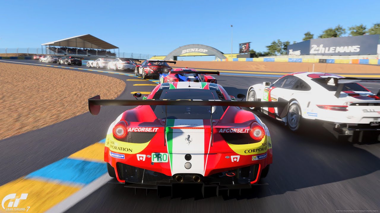 Gran Turismo 7 | Ferrari 458 Italia GTE - Circuit de la Sarthe Le Mans 