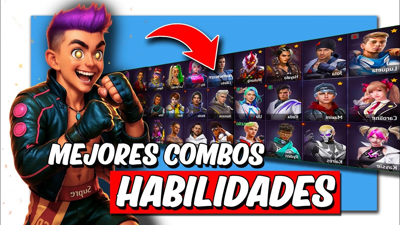 🔥 Las 4 COMBINACIONES de HABILIDADES más PODEROSAS 💥 de Free Fire en 2025 ✅