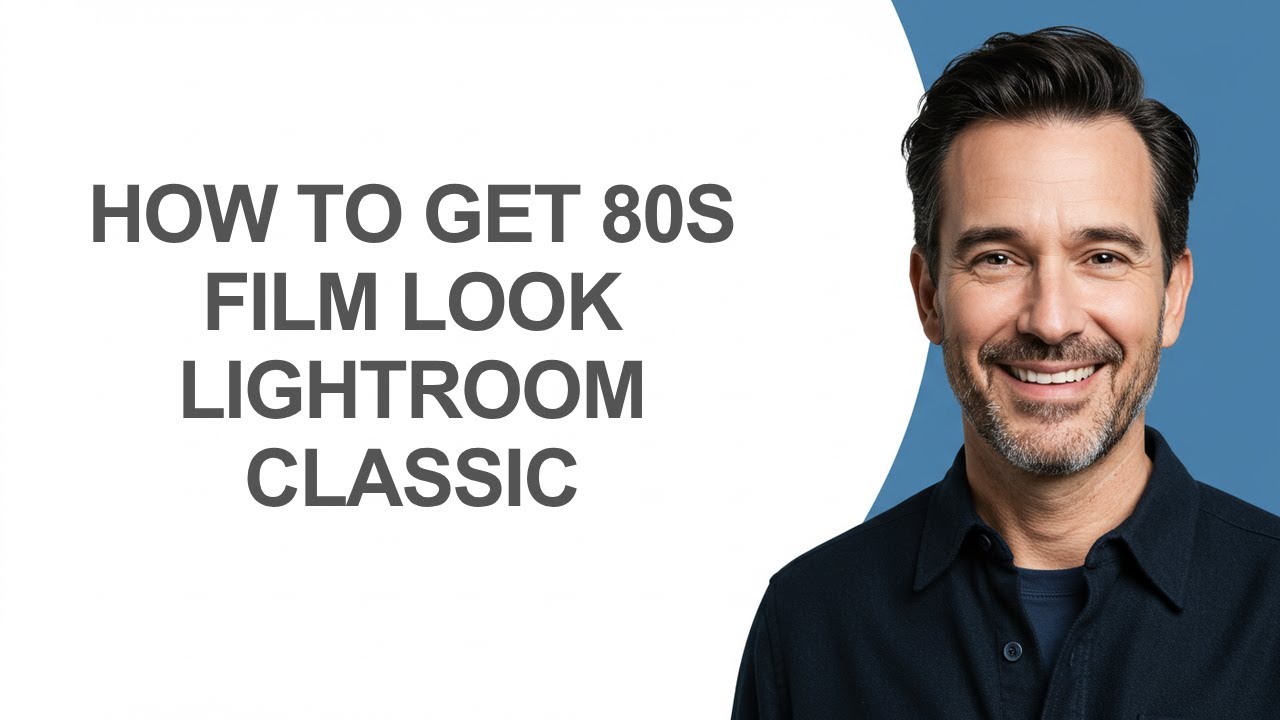 How to Get 80s Film Look Lightroom Classic - KevinHowTo