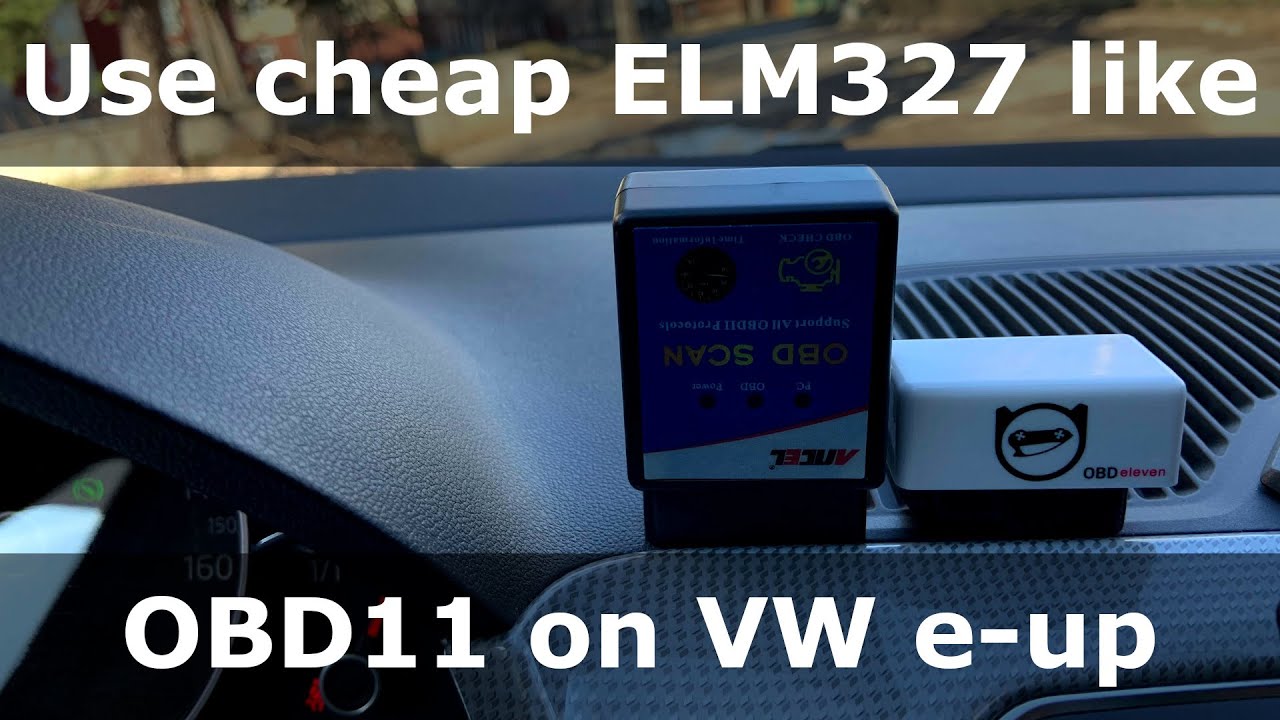 How to retrieve Vw e-up data from cheap ELM327 dongle