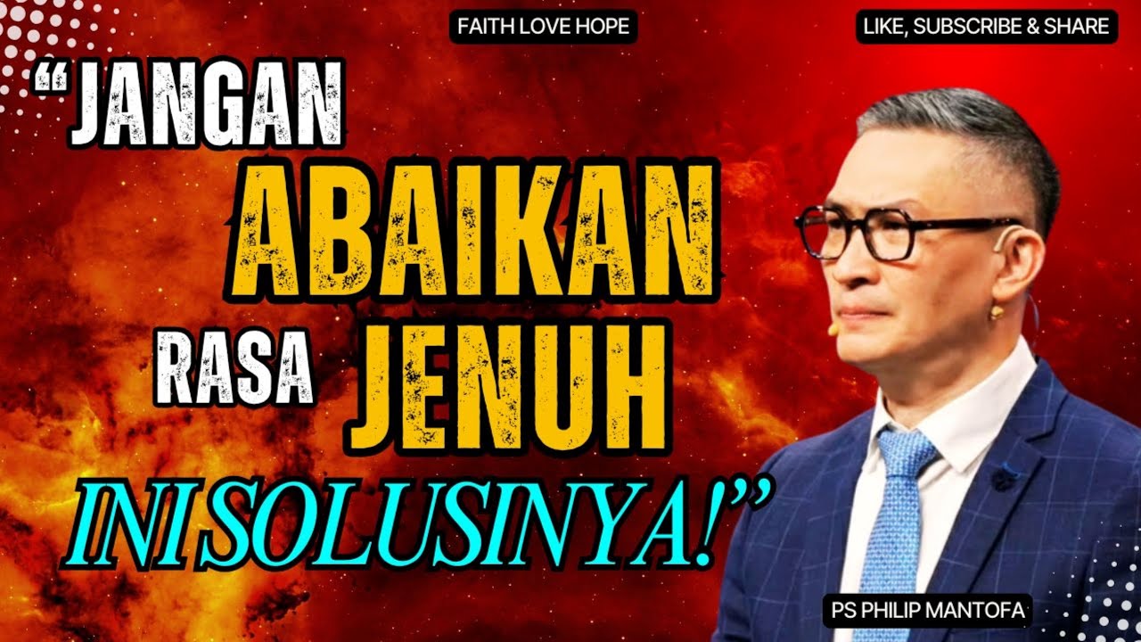 Hidup Terasa Jenuh! Itu Tanda Hubunganmu Dengan Tuhan Sedang Retak | KHOTBAH PS PHILIP MANTOFA