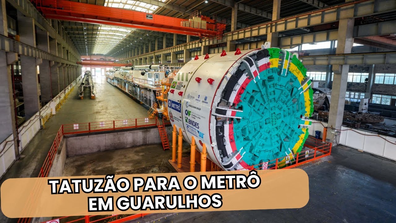 TATUZÃO QUE VAI ESCAVAR ATÉ GUARULHOS A CAMINHO